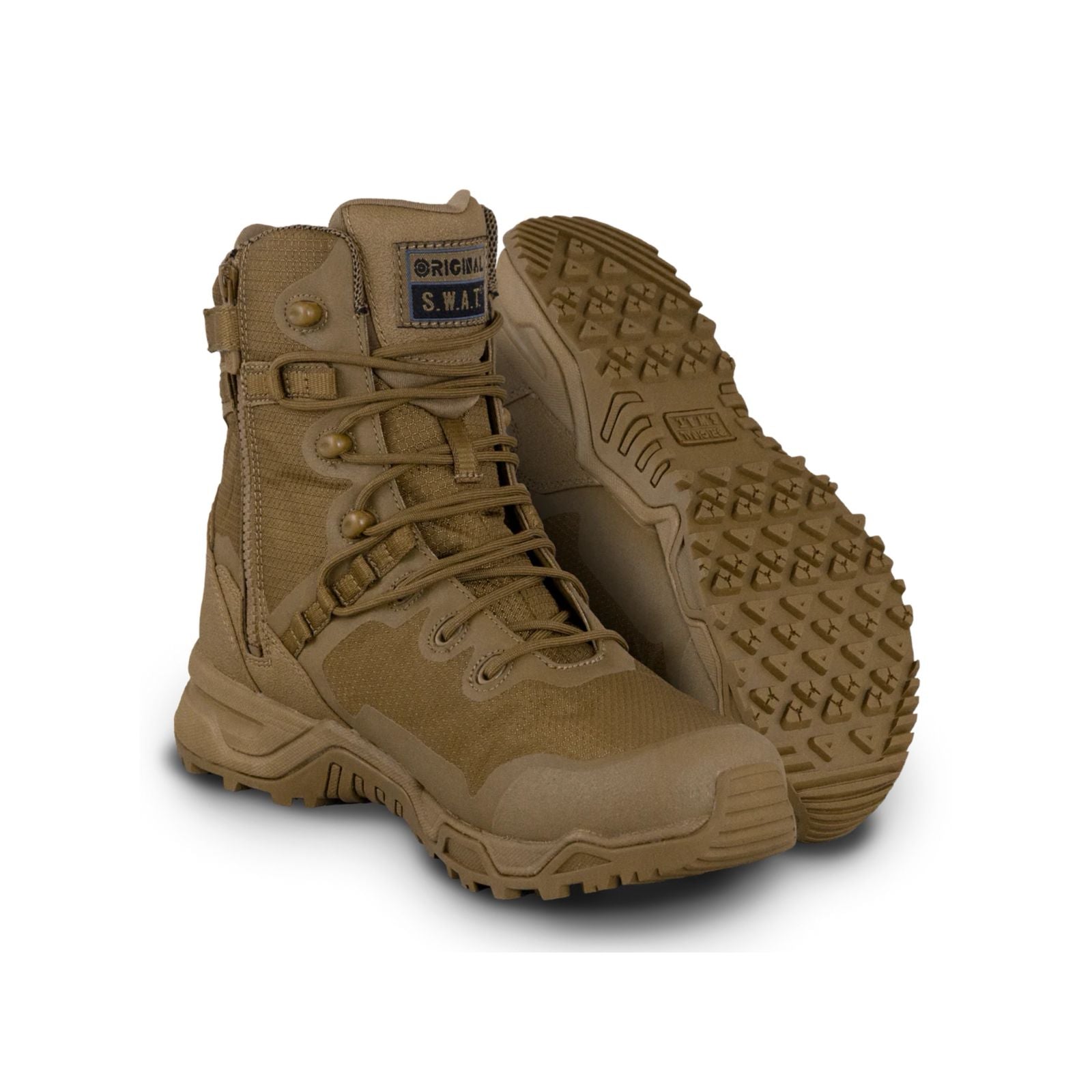 177503 ALPHA FURY 8" SIDE ZIP COYOTE